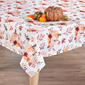 Willow & Hem Floral Pumpkins & Leaves Print Tablecloth - image 1