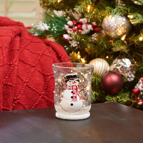 Home Essentials 4.33in. Snowy Votive Light - image 