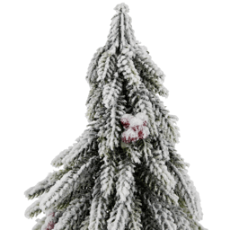 Northlight 14in. Mini Flocked Downswept Pine Christmas Tree