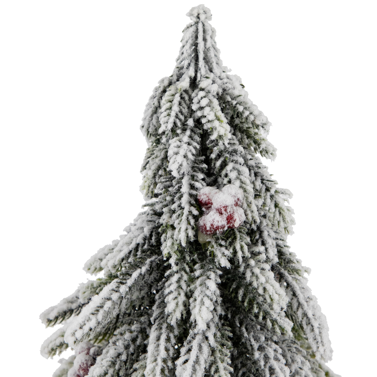 Northlight 14in. Mini Flocked Downswept Pine Christmas Tree