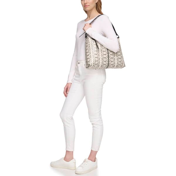 Calvin Klein Max Snakeskin Shoulder Bag