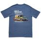 Mens Ford Bronco Vintage Car Ad Short Sleeve Tee - Blue Jean - image 3