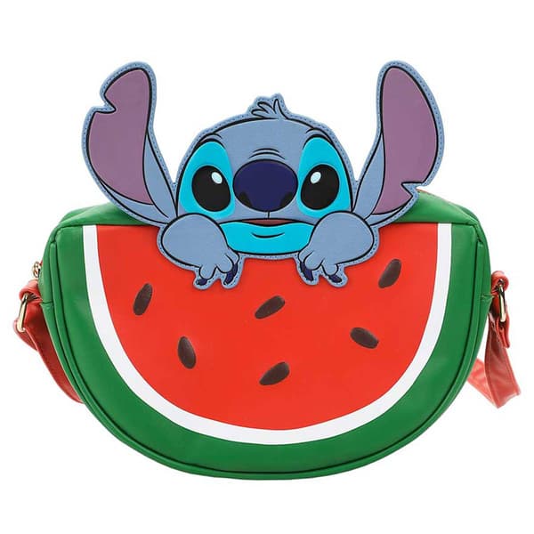 Disney 3D Stitch Watermelon Crossbody - image 