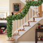 Puleo International 9ft. LED Warm White Artificial Pine Garland - image 3
