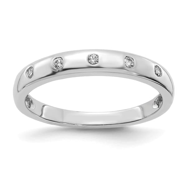 Endless Affection&#40;tm&#41; 14k White Gold Five Stone Diamond Ring - image 