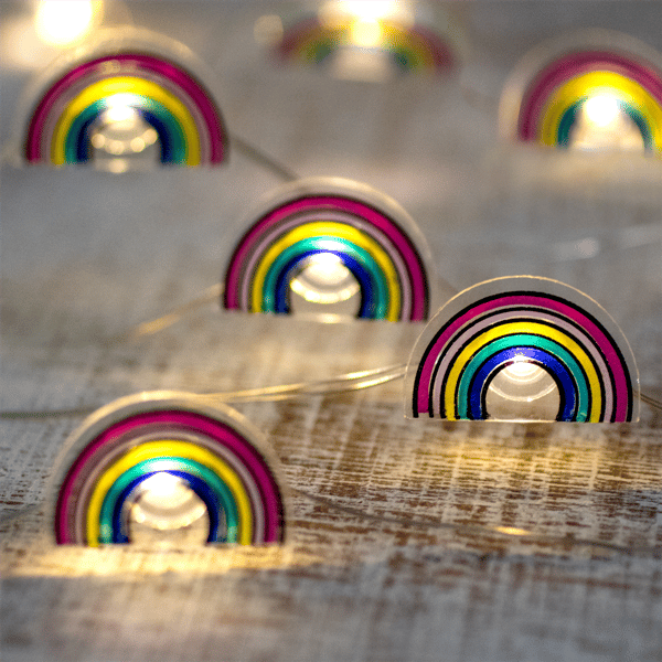 Northlight LED Rainbow Fairy Lights, 10ct - image 