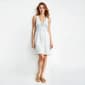 Juniors Love Tree Crochet Trim Lace Mini A-Line Dress - image 1