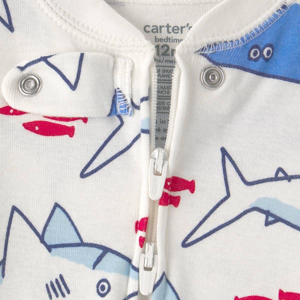 Baby Boy (12-24M) Carter''s® Shark Footie Pajamas