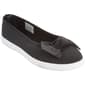Womens Ashley Blue Canvas with Bow Slip On Flats - image 2