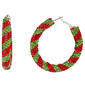 Holiday-Inspired Hoop Earrings - image 2