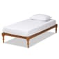 Baxton Studio Iseline Walnut Brown Wood Twin Platform Bed Frame - image 1