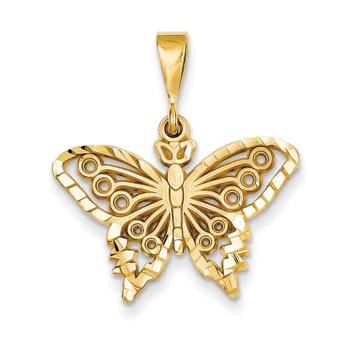 Gold Classics(tm) 14kt. Butterfly Pendant - image 