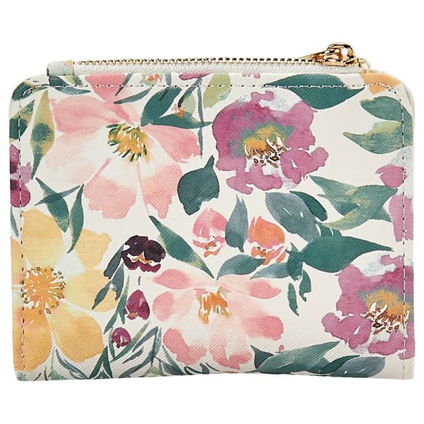 Womens Nanette Lepore Leza Bifold Wallet - Spring Magnolias
