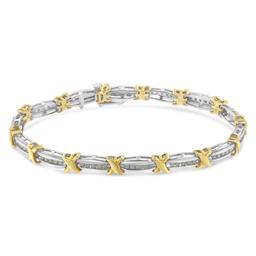 Diamond Classics™ Sterling Silver X-Link Tennis Bracelet