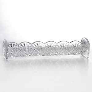 Godinger Dublin Crystal Cracker Tray - image 