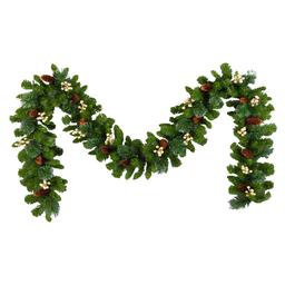 National Tree Crestwood® Gold Spruce 9ft. LED Christmas Garland