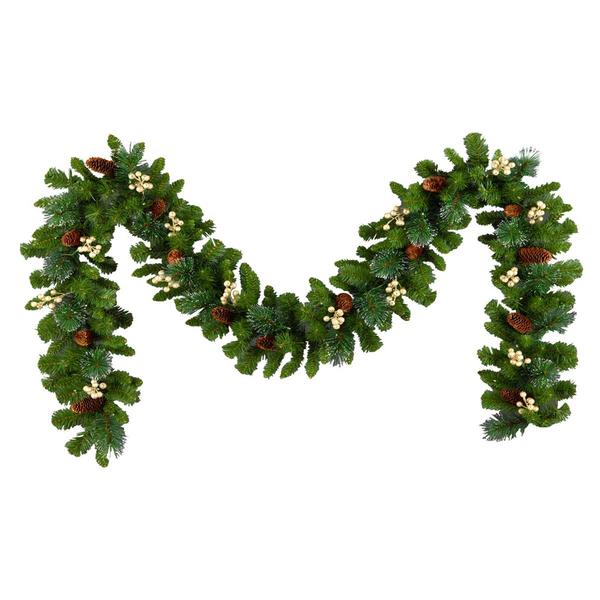 National Tree Crestwood® Gold Spruce 9ft. LED Christmas Garland