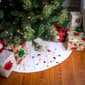 National Tree 54in. Boho Velvet Snowflake Embroidered Tree Skirt - image 6