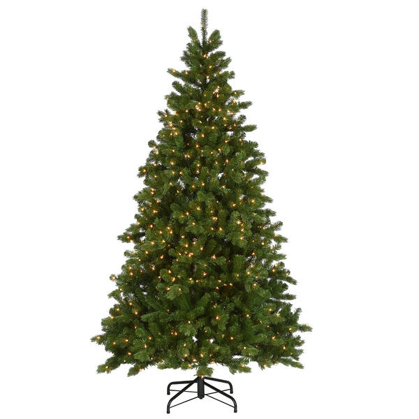 National Tree 7.5ft. Pre-Lit Victoria Spruce Christmas Tree - image 