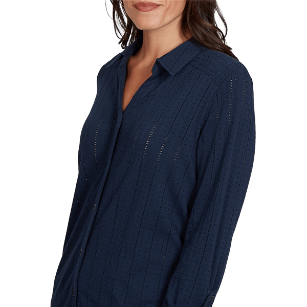Plus Size Ruby Rd. English Countryside Cotton Dobby Solid Textur