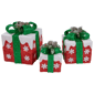 Northlight 3pc. Lighted Snowflakes Gift Boxes Christmas Décor - image 5