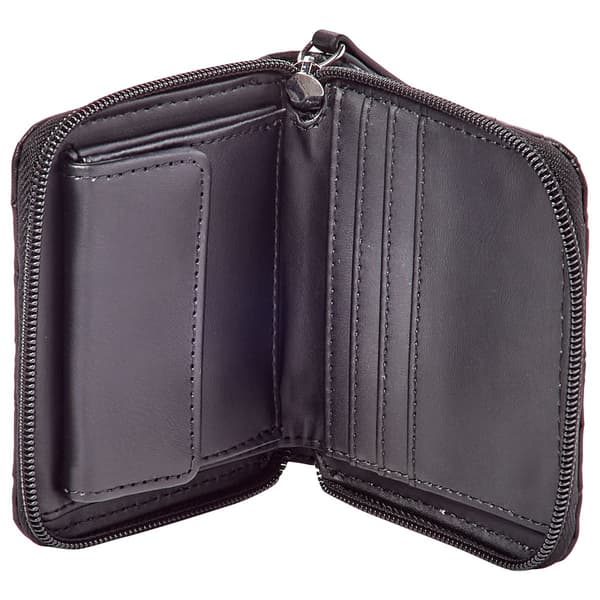 Womens Nine West Norah Woven Zip-Around Wallet