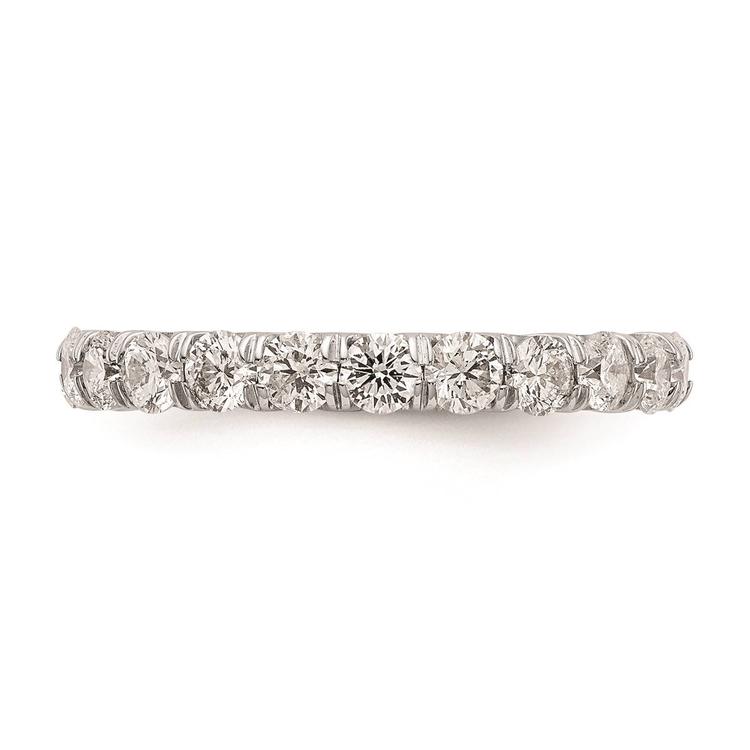 Pure Fire 14kt. White Gold Lab Grown Diamond Eternity Band