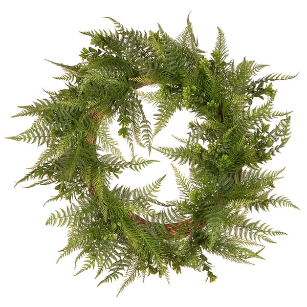 National Tree Garden Accents 22in. Boston Fern Wreath - image 