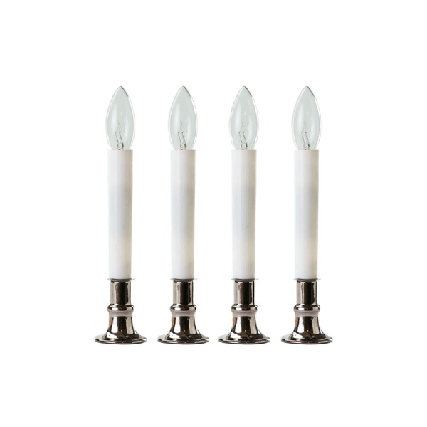 IMC Arlington Dark Pewter Window Candle W/Sensor 4pc. Set