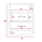 FM FURNITURE Oklahoma 2 Drawer Nightstand - image 7