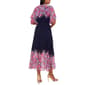 Petite MSK Floral Flutter Sleeve V Neck Smock Waist Midi Dress - image 2