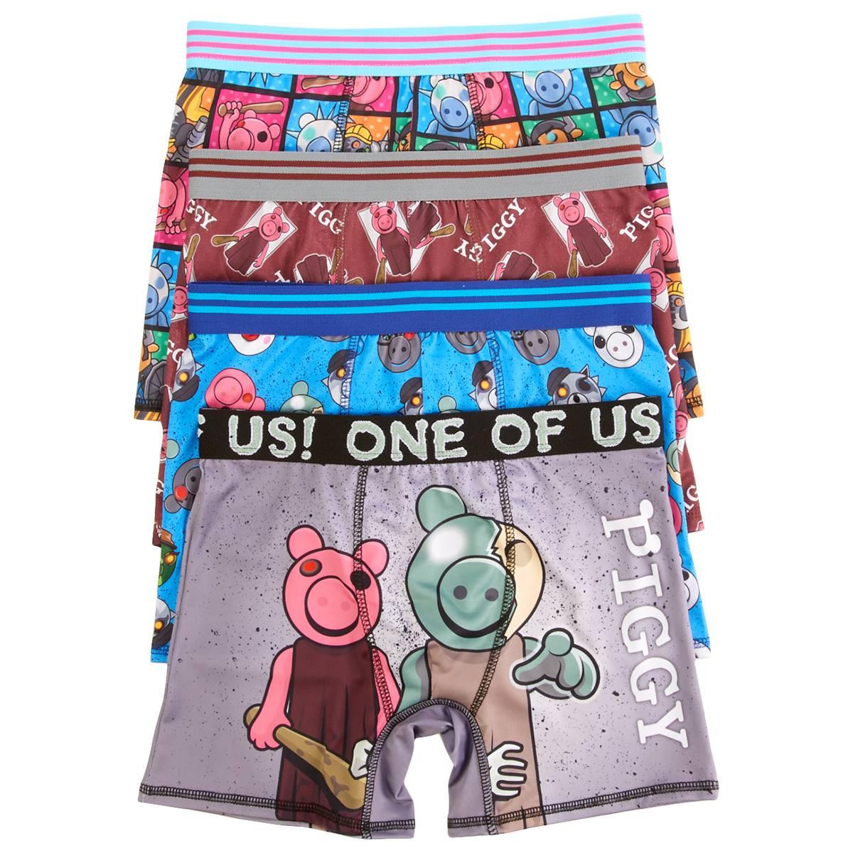 Boys (4-10) Handcraft 4pk. Piggy Boxer Briefs