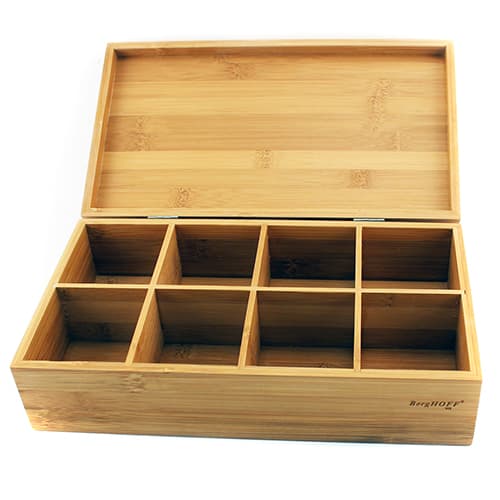 BergHOFF 3in. Bamboo Tea Box