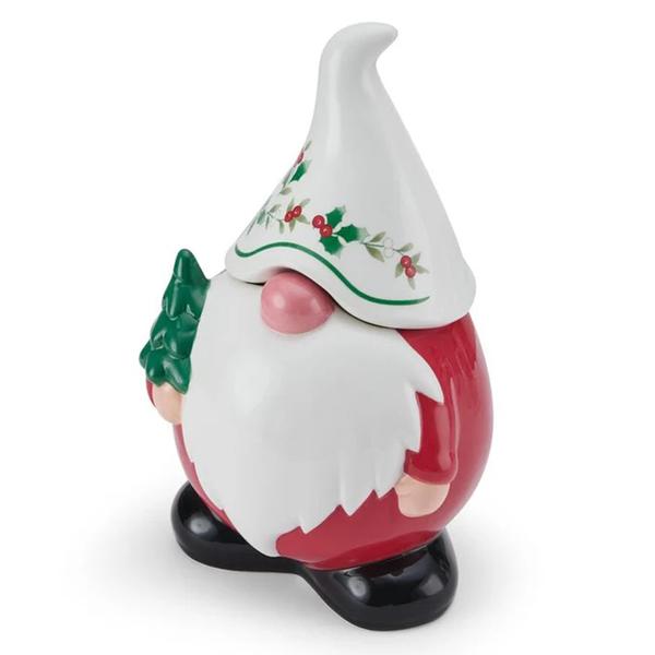 Pfaltzgraff Winterberry 10in. Gnome Cookie Jar
