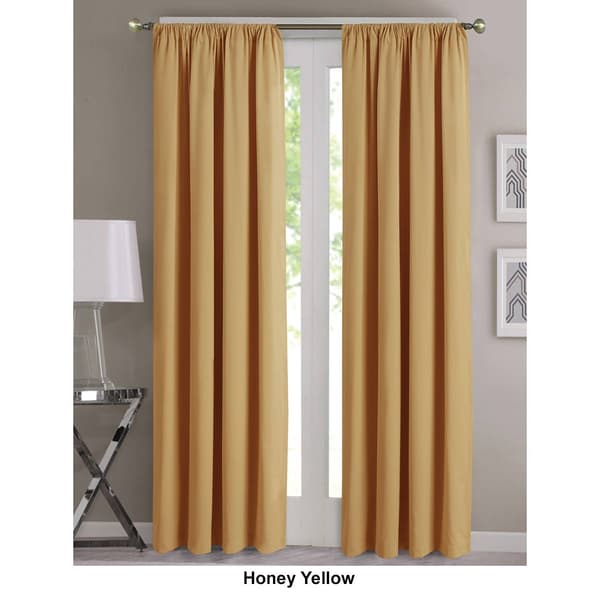 Solid Twill Curtain Panel