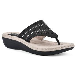 Womens Cliffs by White Mountain Comate Wedge Sandals