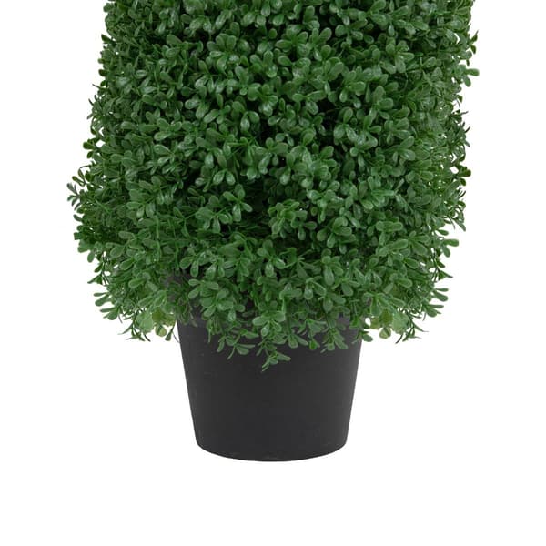 Northlight Seasonal 30in. Artificial Boxwood Cone Topiary Tree