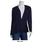 Womens 89th & Madison Long Sleeve Solid Button Trim Sweater - image 6