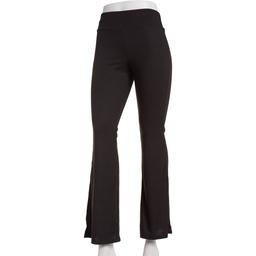 Juniors Derek Heart High Rise Ribbed Flare Leggings