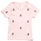 Girls (7-16) Jolie & Joy Lace Trim Teddy Bear Tee - image 1