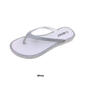 Womens Ashley Blue Flat Bottom Blown Jellies Flip Flops - image 4