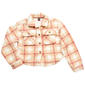 Girls (7-16) Star Ride(R) Plaid Button Front Shacket - image 1