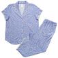 Womens Jessica Simpson Short Sleeve Madison Flowers Capri Set - image 2