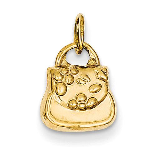 Gold Classics(tm) 14kt. 3-D Purse Charm