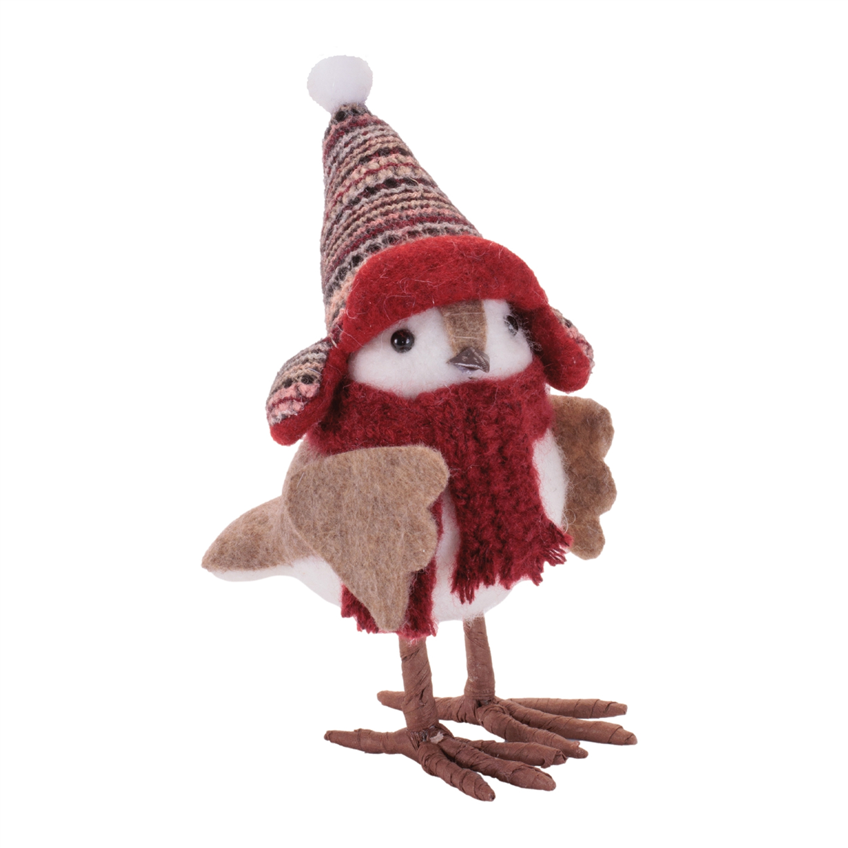 Melrose Bird with Hat & Scarf Shelf Sitter - Set of 2
