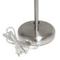 LimeLights Brushed Steel Lamp/USB Charge Port/Blue Shade-Set of 2 - image 2