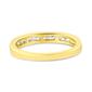 Haus of Brilliance Gold Over Silver 1/4ctw. Diamond Wedding Band - image 3
