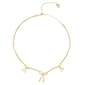Steve Madden Gold-Tone Bow Bib Necklace - image 1