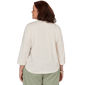 Plus Size Alfred Dunner Indigo Girls Floral Sequin Blouse - image 2