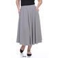 Plus Size White Mark Tasmin Flare Midi Skirt - image 5